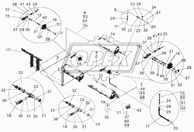 101-3513010-01 Баллон воздушный (ресивер) 30 л ТАИМ